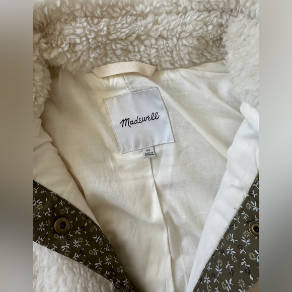 (Re)sourced Faux-Shearling Vest in Colorblock - Picture 8 of 10